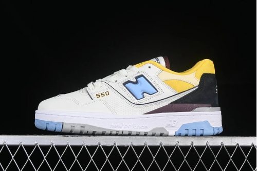 New Balance 550 Retro Sneakers White and Multicolor