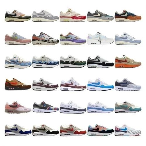 Nike Air Max 1 Iconic Running Sneakers Multicolor