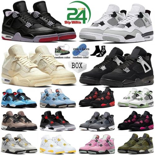 Jordan 4 Retro Chunky Basketball Sneakers Multicolor