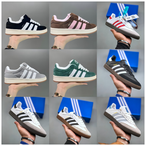 Adidas Campus and Samba Retro Sneakers Multicolor
