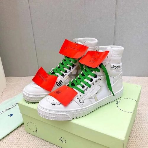 Off-White Off-Court 3.0 High Top Sneakers White and Green