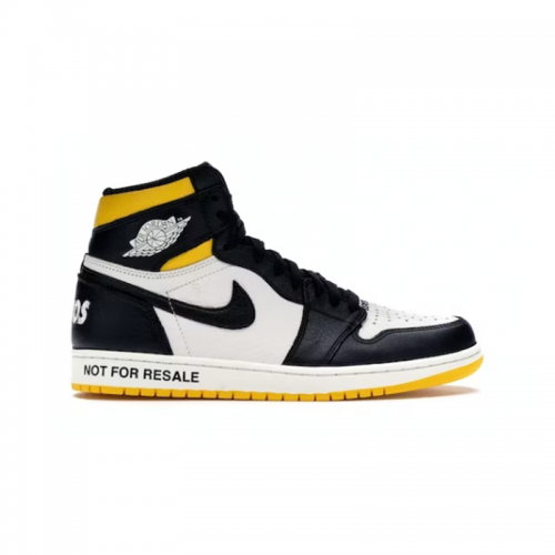 Jordan Air Jordan 1 Retro High OG Not For Resale High Top Sneakers Yellow and Black