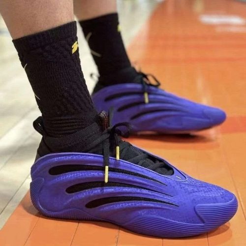 Adidas Harden Vol. 8 futuristic Basketball Shoes Purple and Black