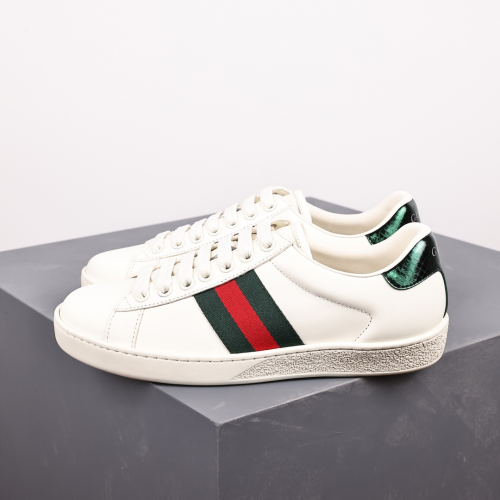 Gucci Ace Low Top Leather Sneakers White