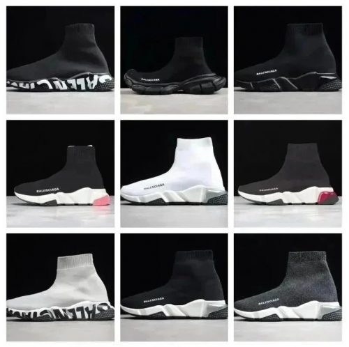 Balenciaga Speed Trainer Chunky Sneakers Multicolor