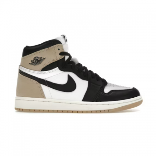 Jordan Air Jordan 1 Retro High OG Latte High Top Sneakers White and Black