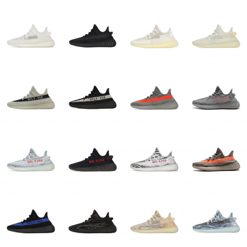 Adidas Yeezy Boost 350 V2 Knit Sneakers Multicolor