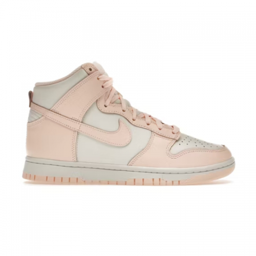 Nike Dunk High Retro High Top Sneakers Pink and Beige