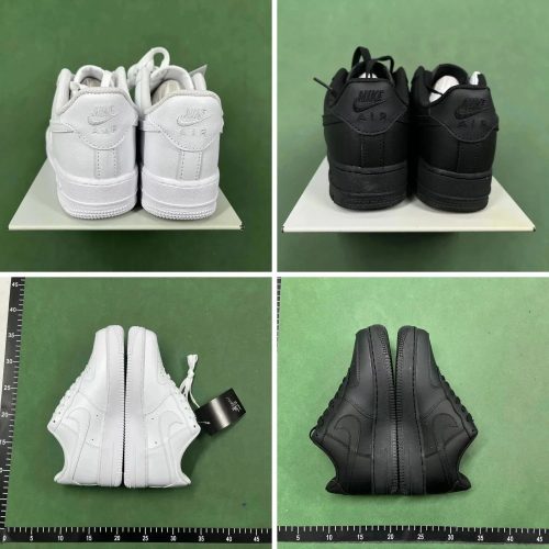 Nike Air Force 1 Low Classic Leather Sneakers White and Black