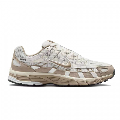Nike P-6000 Chunky Sneakers Beige and White