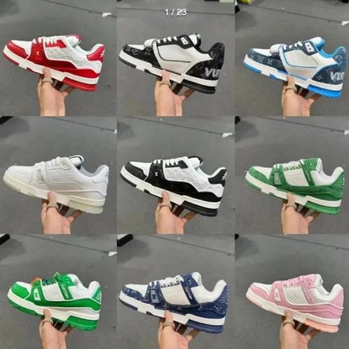 Louis Vuitton LV Trainer Sneaker Chunky Low Top Sneakers Multicolor