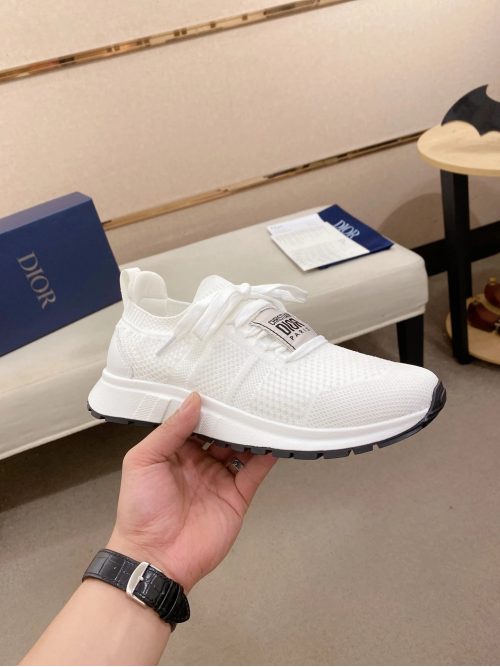 Dior Walk'n'Dior Knit Sneakers White