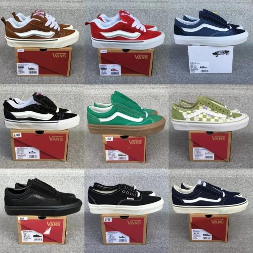 Vans Classic Old Skool and Authentic Casual Sneakers Multicolor