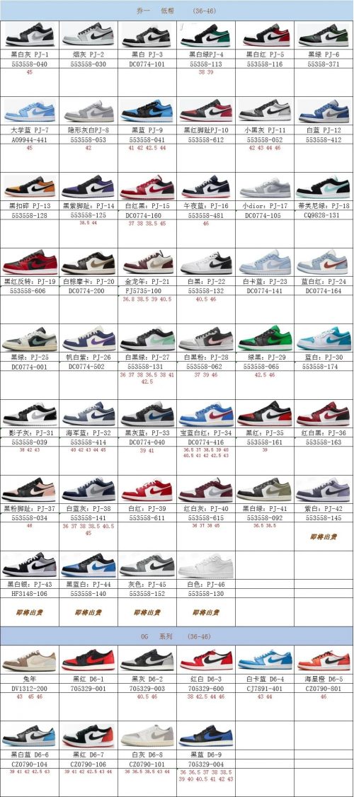 Jordan Air Jordan 1 Low Classic Sneakers Multicolor