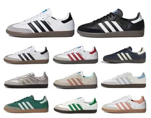 Adidas Samba OG Classic Leather Sneakers Multicolor