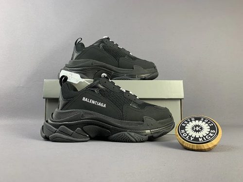 Balenciaga Triple S Chunky Sneakers Black