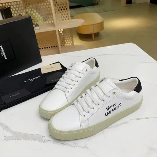 Saint Laurent YSL Court Classic SL/06 Low Top Sneakers White