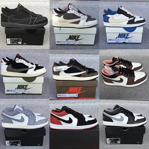 Nike Air Jordan 1 Low Retro Sneakers Multicolor