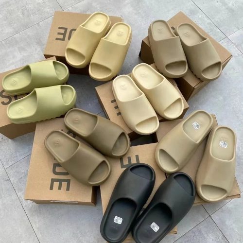 Adidas Yeezy Slide Chunky Rubber Slides Multicolor