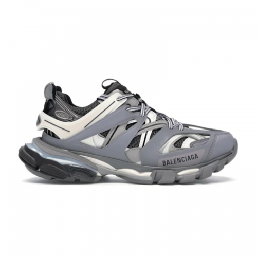 Balenciaga Track Chunky Sneakers Gray and White
