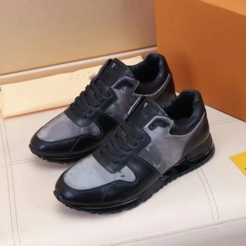 Louis Vuitton LV Run Away Low Top Sneakers Black and Gray
