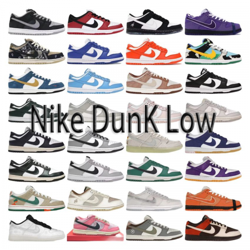 Nike Dunk Low Iconic Sneakers Multicolor