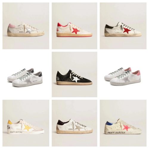 Golden Goose Ball Star vintage Sneakers Multicolor