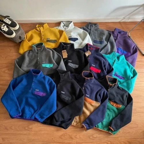 Patagonia Synchilla Snap-T Fleece Pullover Sweatshirt Multicolor