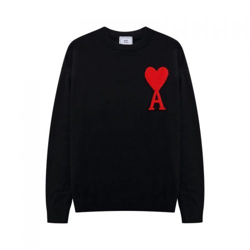 Ami Paris Ami Ami de Coeur Knit Sweater Black