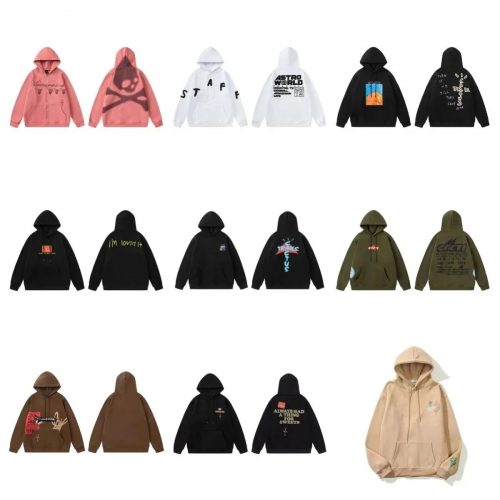 Travis Scott Cactus Jack Graphic Streetwear Hoodie Multicolor