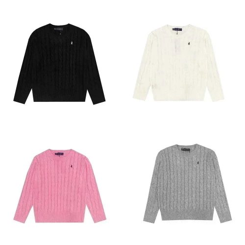 Ralph Lauren Cable-Knit Cotton Sweater Classic Pullover Multicolor