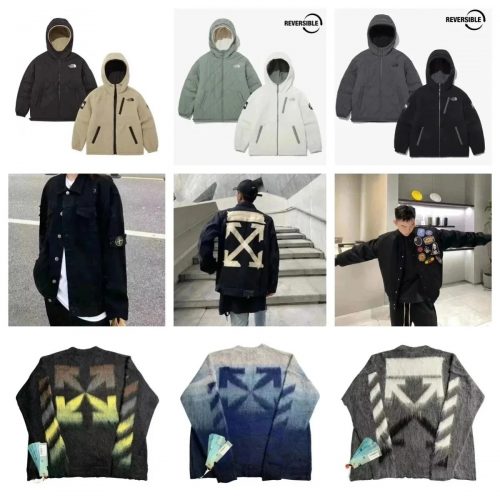 Off-White Arrows Mohair Knit Sweater Gradient Streetwear Pullover Multicolor