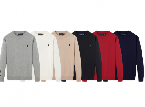 Polo Ralph Lauren PRL Crewneck Sweater Classic Knit Pullover Multicolor
