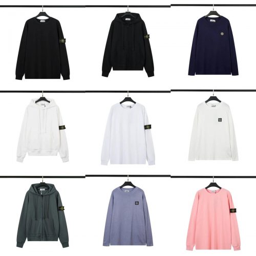 Stone Island Compass Patch Casual Apparel Collection Multicolor