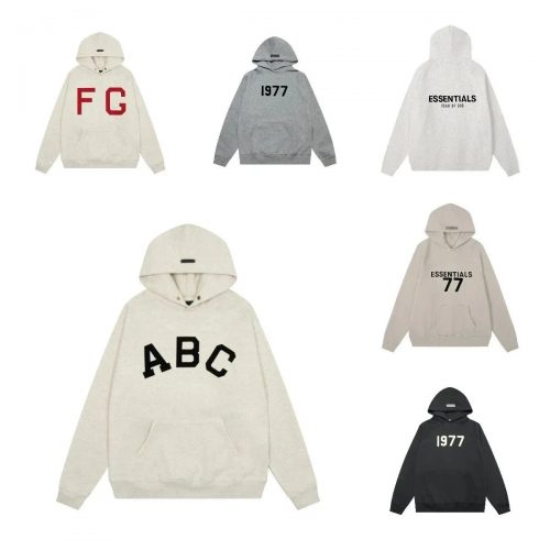 Fear of God FOG Essentials Oversized Hoodie Collection Multicolor