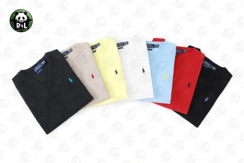 Polo Ralph Lauren PRL V-Neck Knit Sweater Classic Pullover Multicolor