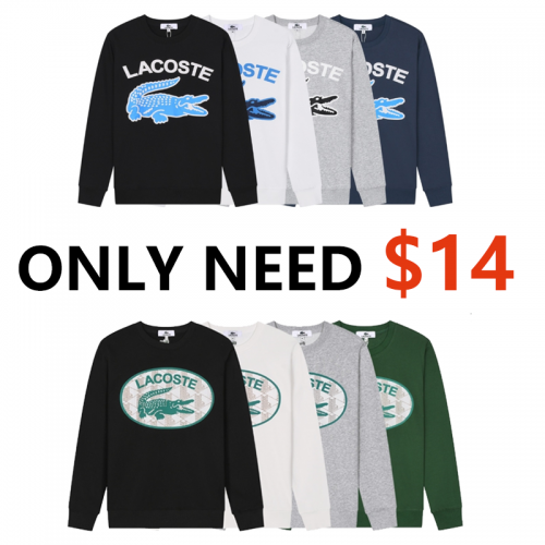 Lacoste Graphic Print Crewneck Sweatshirt Multicolor