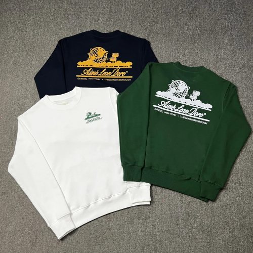 Aime Leon Dore ALD World's Borough Graphic Crewneck Sweatshirt Multicolor