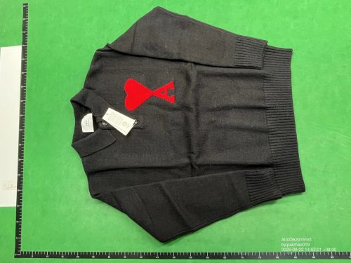 Ami Paris Ami Ami de Coeur Polo Sweater Knit Black
