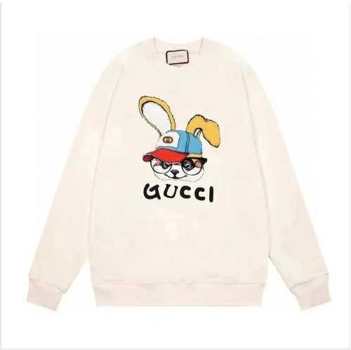 Gucci Rabbit Graphic Cotton Sweatshirt White