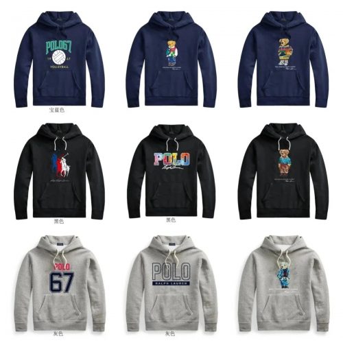 Polo Ralph Lauren PRL Polo Bear Graphic Casual Hoodie Multicolor