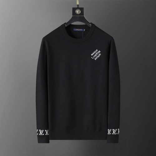 Louis Vuitton LV Marque L.Vuitton Deposee Graphic Knit Sweater Black