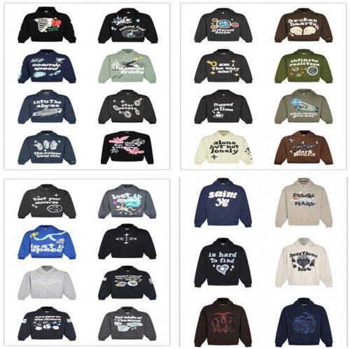 Broken Planet BP Graphic Print Streetwear Hoodie Multicolor