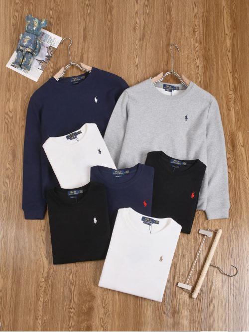 Polo Ralph Lauren PRL Custom Fit Crewneck Cotton Sweatshirt Multicolor