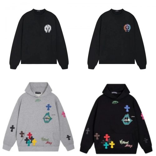 Chrome Hearts Matty Boy Sex Records Graphic Streetwear Hoodie Multicolor