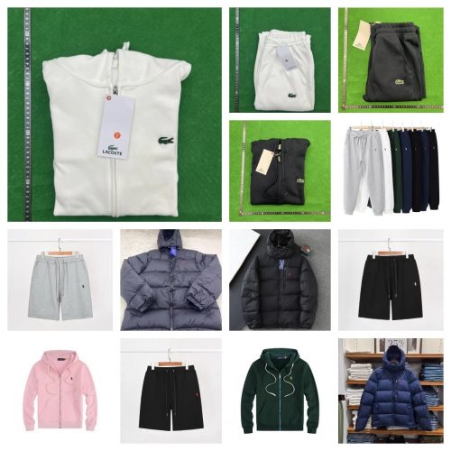 Lacoste Zip-Up Hoodie Casual Cotton Sweatshirt White