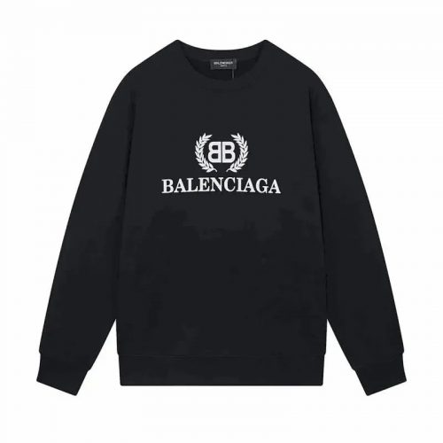 Balenciaga Laurel Wreath Graphic Sweatshirt Black