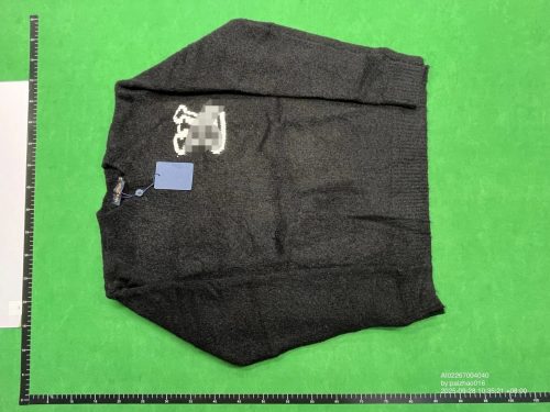 Louis Vuitton LV Intarsia Knit Crewneck Sweater Black