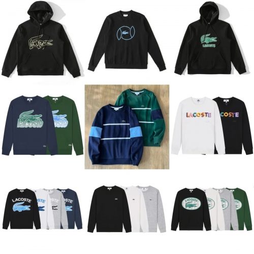 Lacoste Graphic Logo Casual Sweatshirt and Hoodie Collection Multicolor