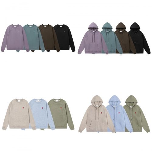 Ami Paris Ami Ami de Coeur Casual Sweatshirts and Hoodies Multicolor